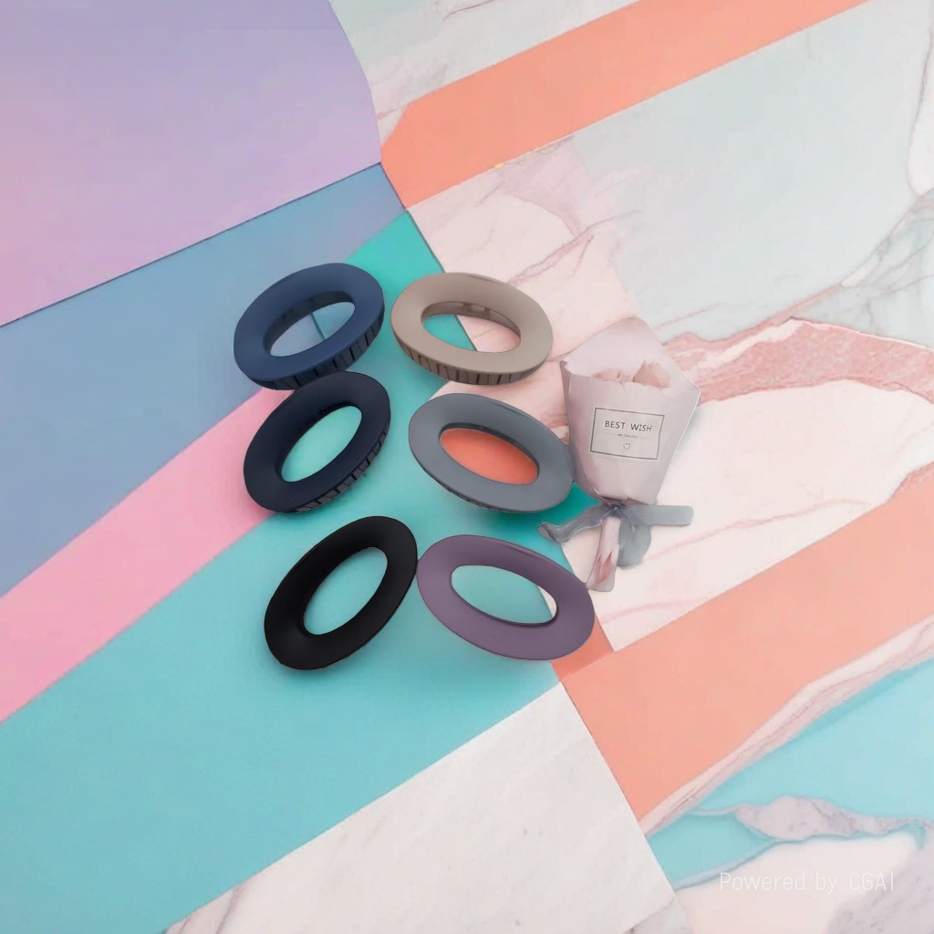 Colorful silicone sports yoga sweat-absorbing hair band, hair band, headscarf, silk scarf, ribbon, sweat-wiping wrist band Specification image