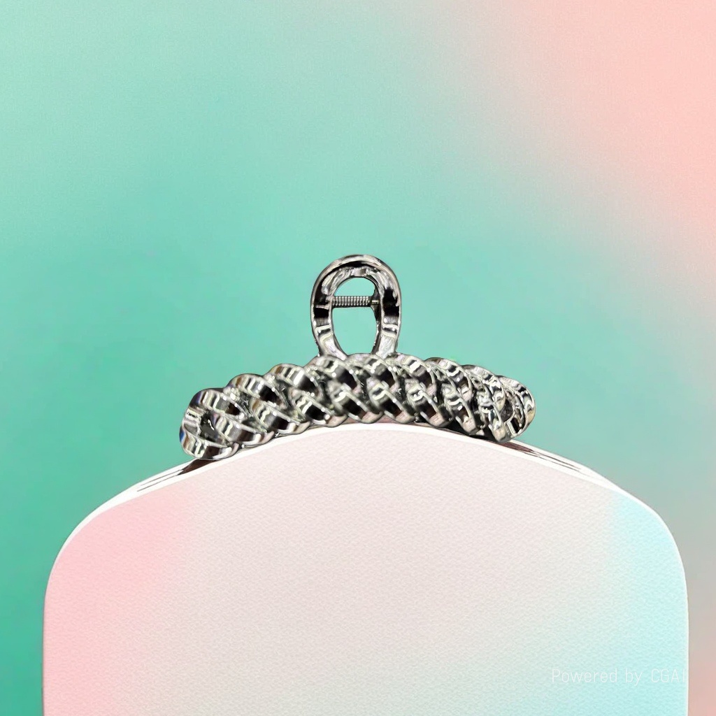 Metallic texture shark clip, banana clip, grab clip, hairpin, female hairpin Application Scenario