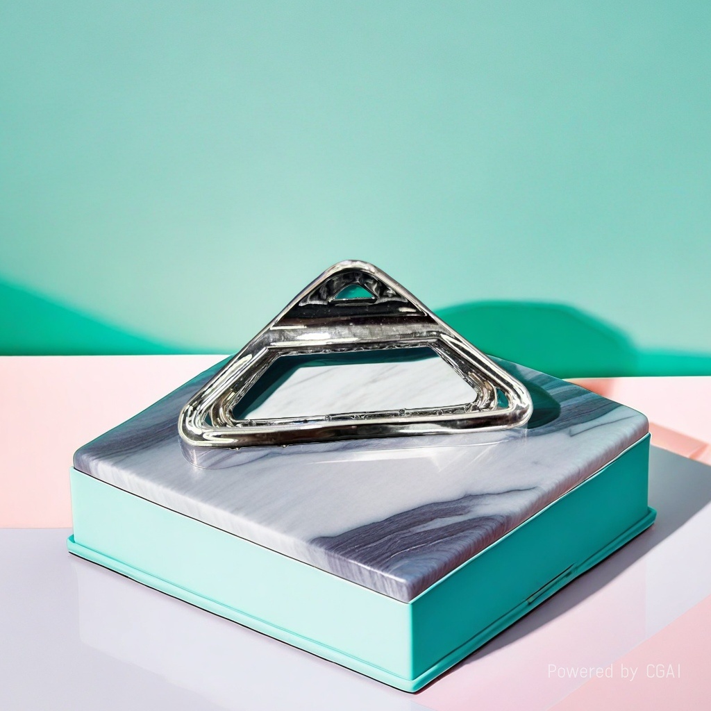 Fachadas y materiales accesorios metal marco triangular panel de pared