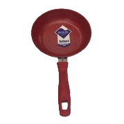 Red cast iron non-stick flat-bottomed frying pan, 26cm, stainless steel wok for frying eggs Item Picture