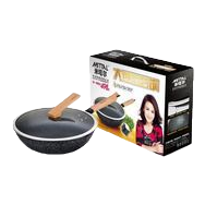 Non-stick pan, frying pan, silicone kitchenware set, including four sections of silicone spatula, tableware and kitchenware Item Picture