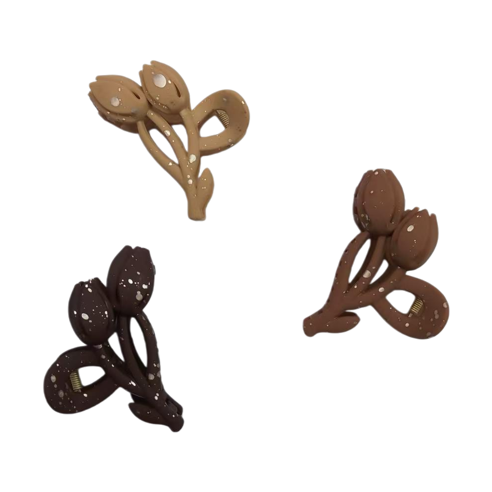 Flower-shaped hair clips, shark clips, banana clips and scratch-shaped hair clips are fashionable and versatile Item Picture