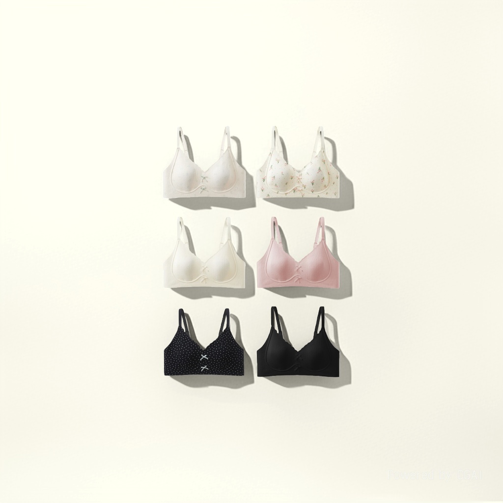 Floral verde matcha sujetador floral rosa leche blanco rosa wave dot negro halter chaleco beauty back fishbone bustier details Picture