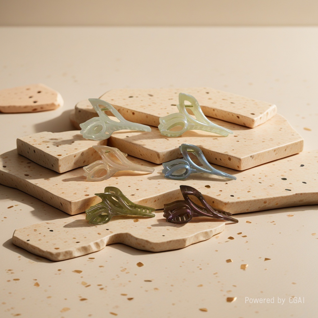 A large metal shark clip, banana grab clip and hairpin, a smooth and anti-slip hair styling wonder Specification image
