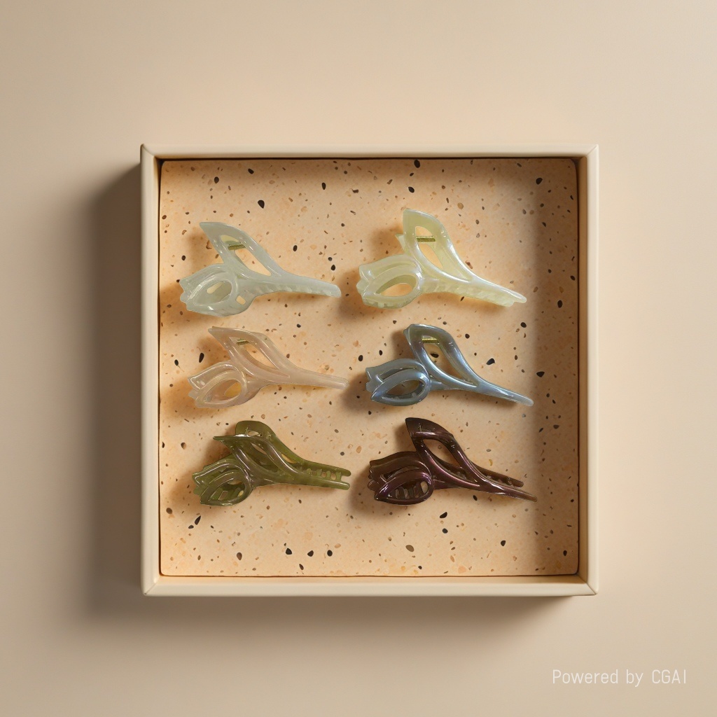 A large metal shark clip, banana grab clip and hairpin, a smooth and anti-slip hair styling wonder Application Scenario