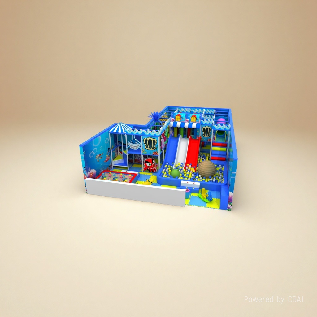 Children's inflatable playground, large toys