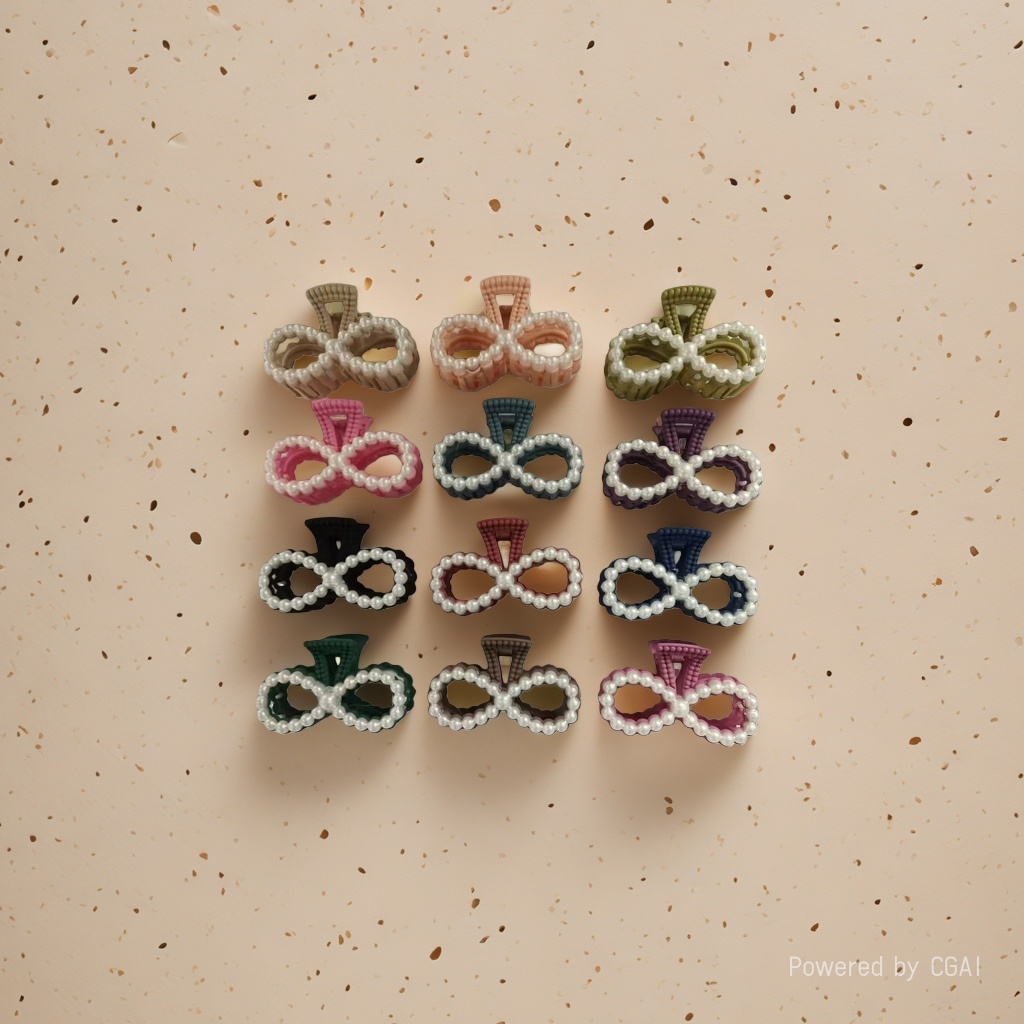 Pearl bow decorated hair clips, banana clips, shark clips and scratch clips are fashionable and versatile Application Scenario