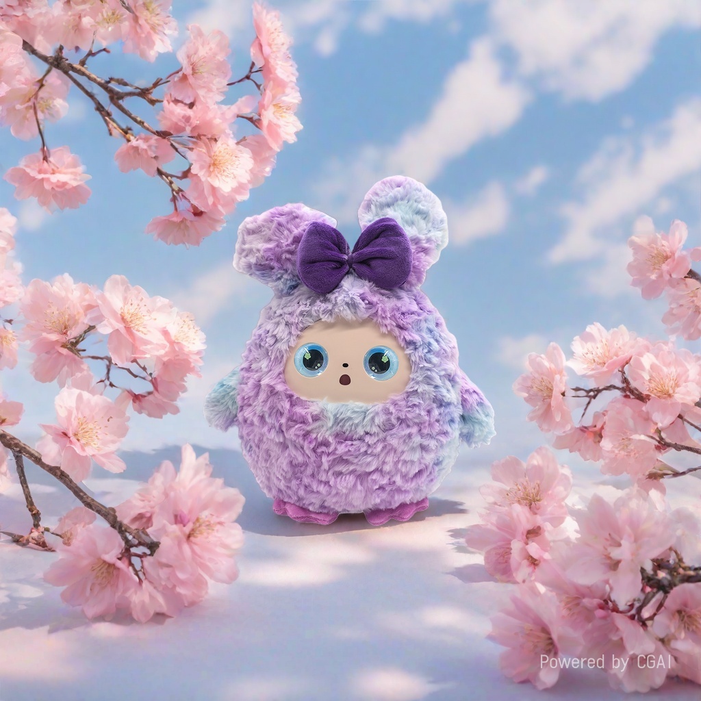 【 Price to be negotiated 】 Miramei AI Toy, a popular gradient purple rabbit plush doll, a smart companion toy for children Application Scenario