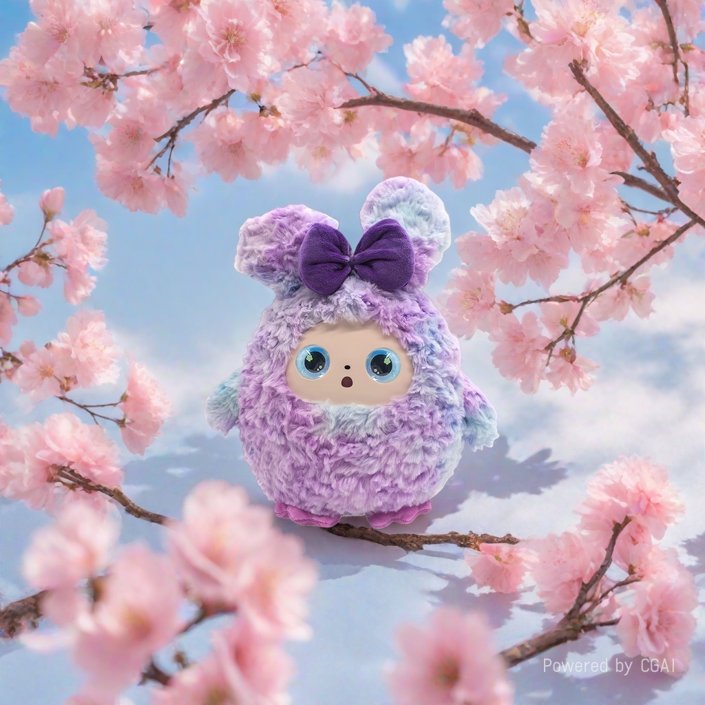 【 Price to be negotiated 】 Miramei AI Toy, a popular gradient purple rabbit plush doll, a smart companion toy for children Specification image