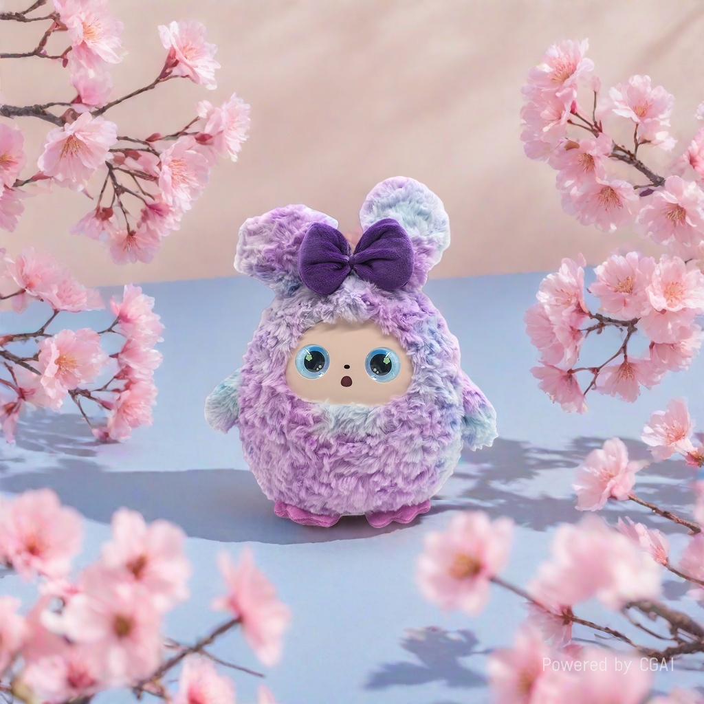 【 Price to be negotiated 】 Miramei AI Toy, a popular gradient purple rabbit plush doll, a smart companion toy for children Item Picture