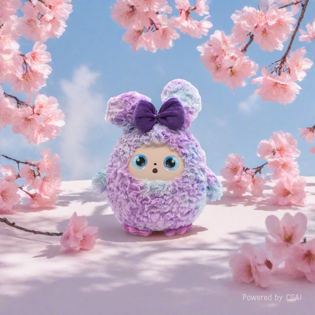 【 Price to be negotiated 】 Miramei AI Toy, a popular gradient purple rabbit plush doll, a smart companion toy for children details Picture