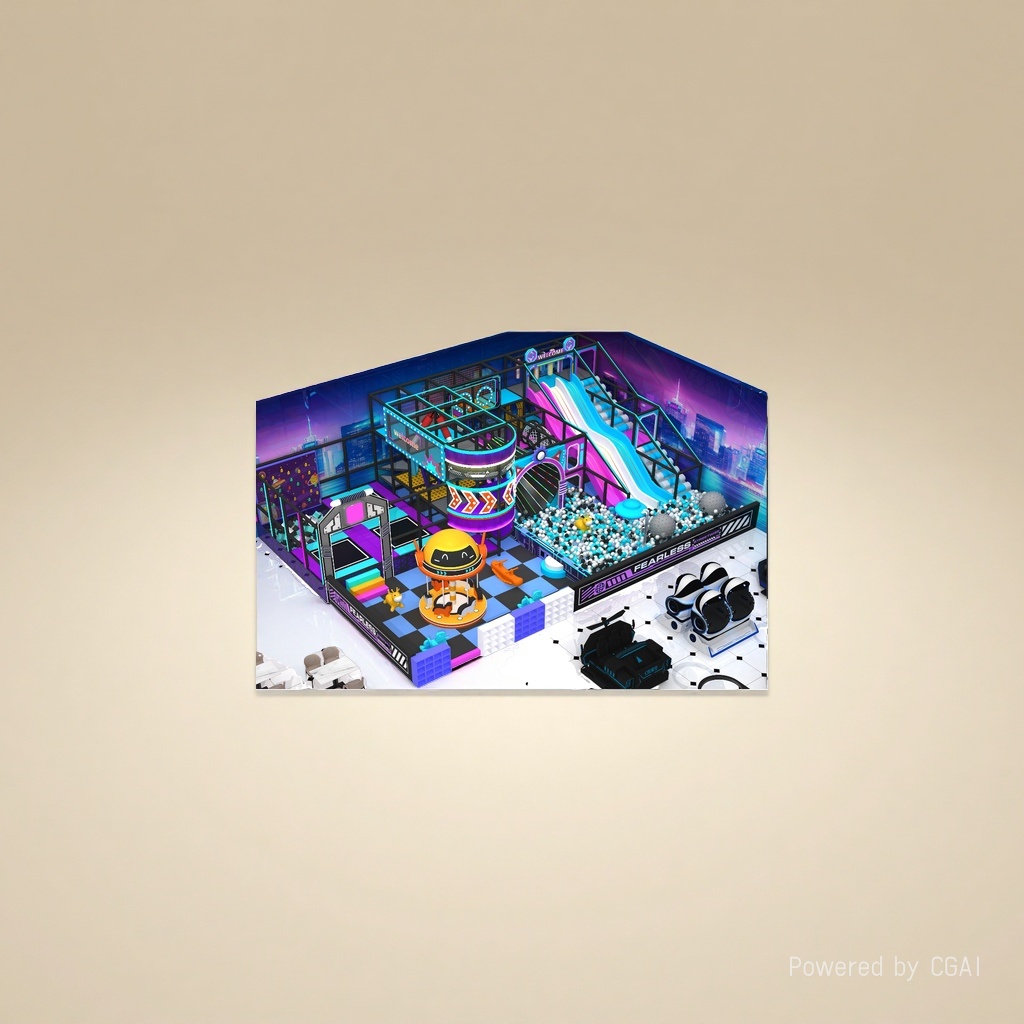 Indoor amusement park, children's play facilities, parent-child playground, indoor play area Specification image