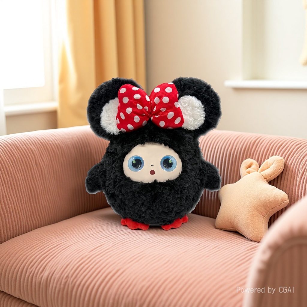 【 Price to be negotiated 】 Notis AI Toy, popular black big-eared plush doll, children's smart companion, trendy toy doll Application Scenario