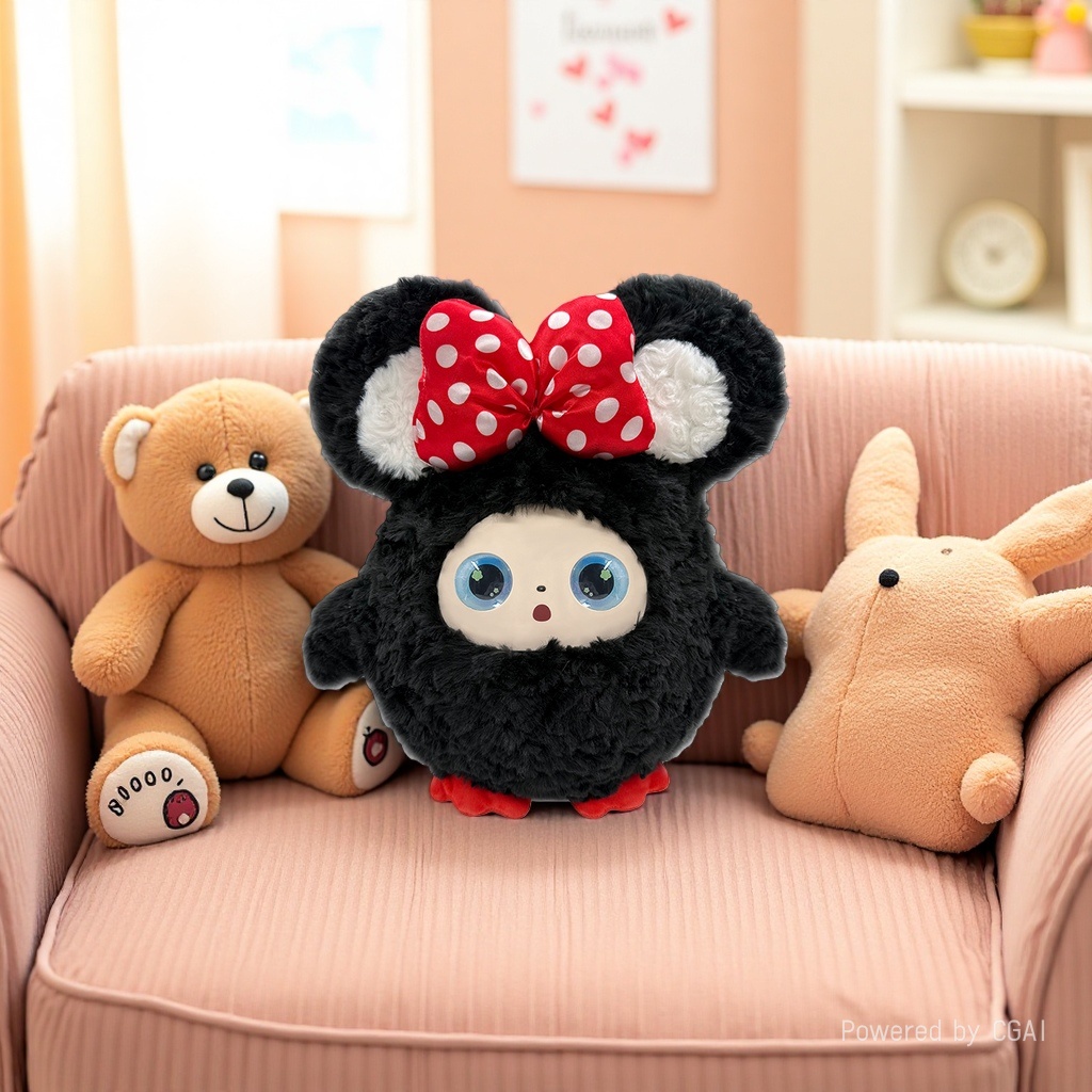 【 Price to be negotiated 】 Notis AI Toy, popular black big-eared plush doll, children's smart companion, trendy toy doll Specification image