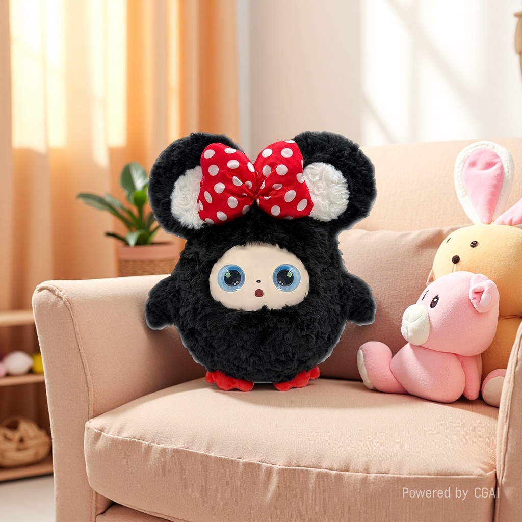 【 Price to be negotiated 】 Notis AI Toy, popular black big-eared plush doll, children's smart companion, trendy toy doll details Picture