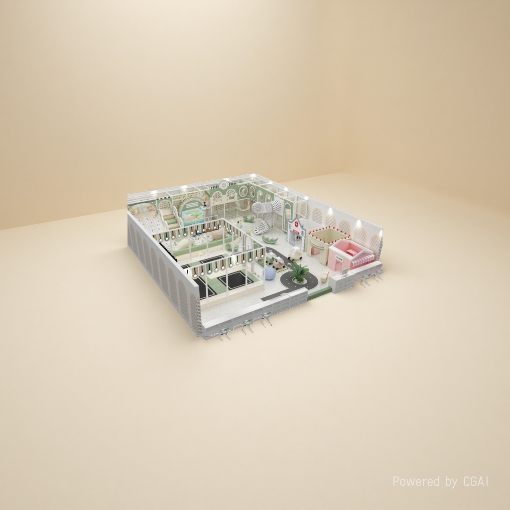 Детская площадка для игр с шарами и скалолазанием только для детей Specification image