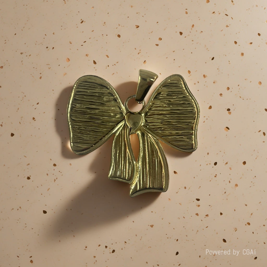 Stainless steel butterfly-shaped gold-plated pendant accessory Application Scenario