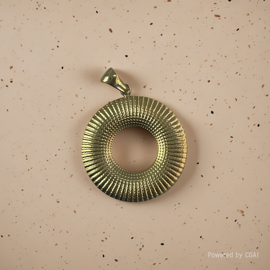 Stainless steel pendant, original color necklace, gold style jewelry accessory details Picture