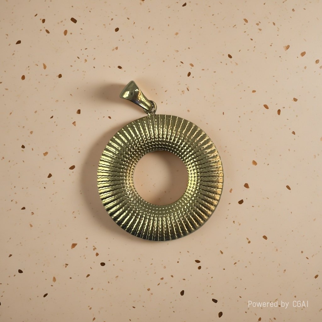 Stainless steel pendant, original color necklace, gold style jewelry accessory Application Scenario