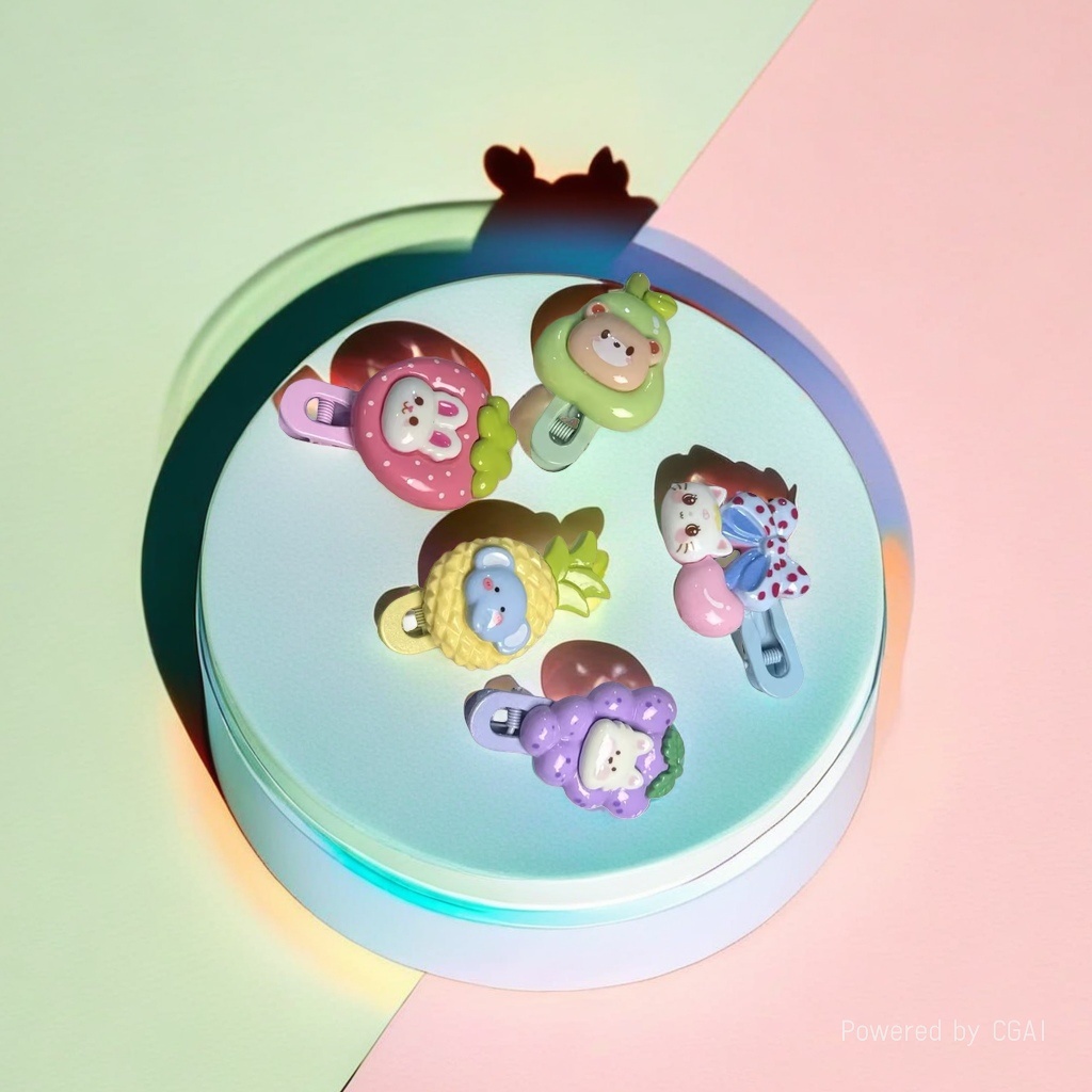 Dopamine colorful SpongeBob SquarePants Cute Hairpin, Female bangs cartoon hairpin, exquisite side clip 103631247 Specification image