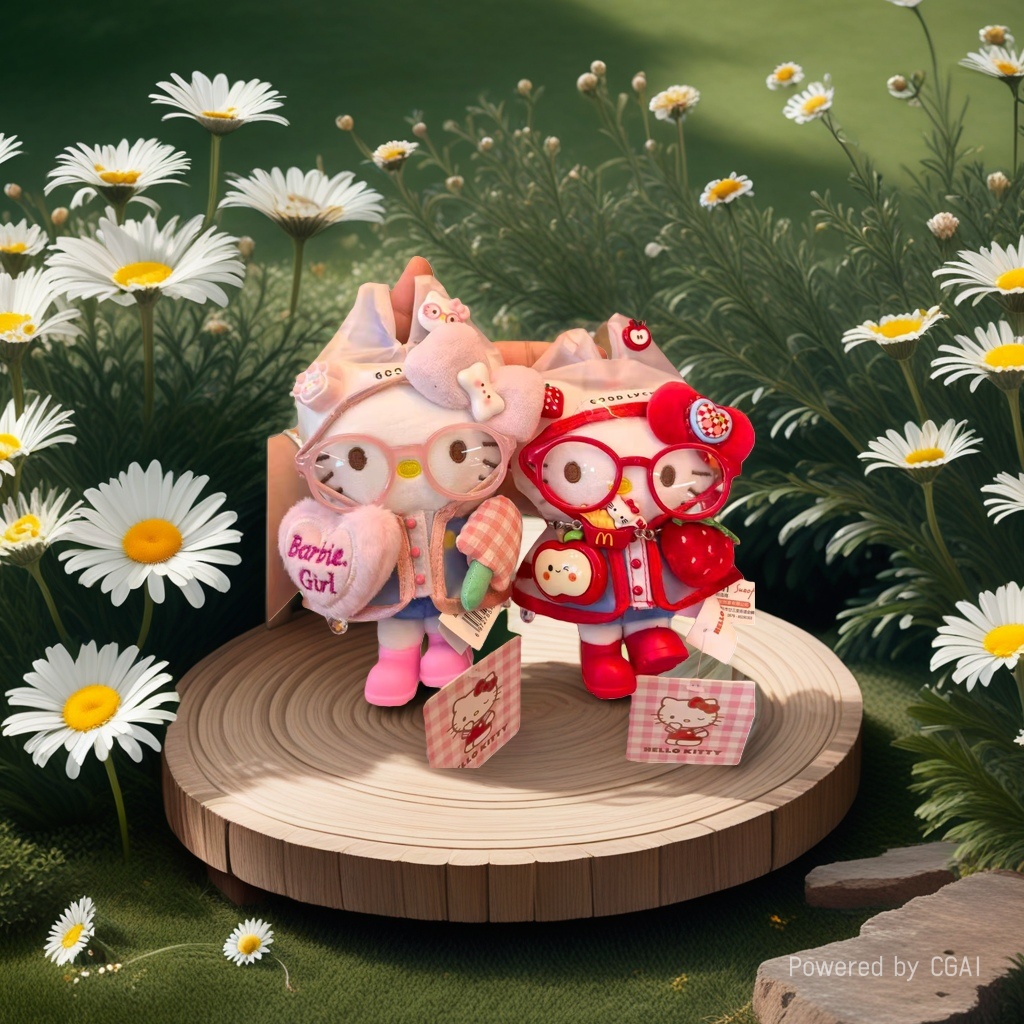 hello kitty绒公仔玩偶娃娃AI玩具毛绒玩具公仔