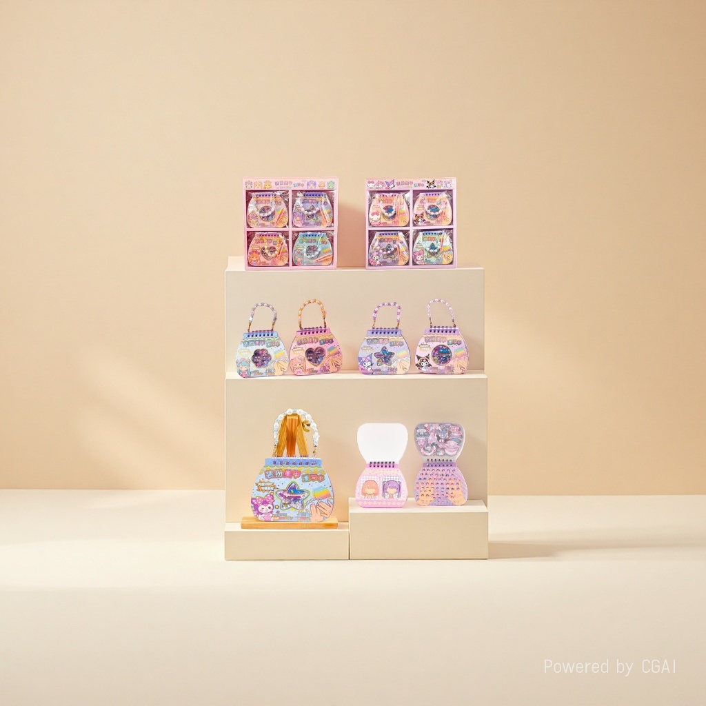 GOFISH Floating nail art book with Hongxing sticker paper