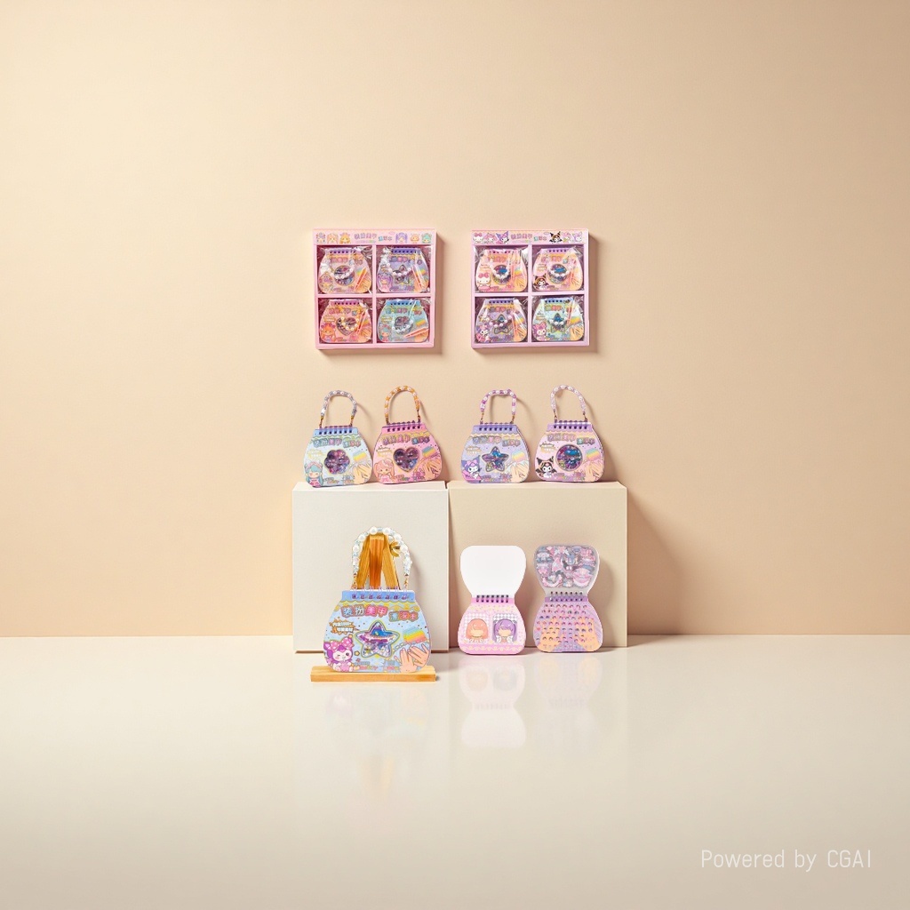 GOFISH Floating nail art book with Hongxing sticker paper Specification image