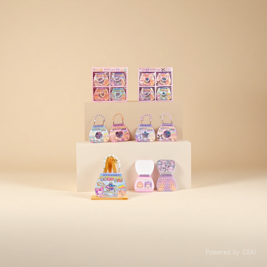 GOFISH Floating nail art book with Hongxing sticker paper Application Scenario