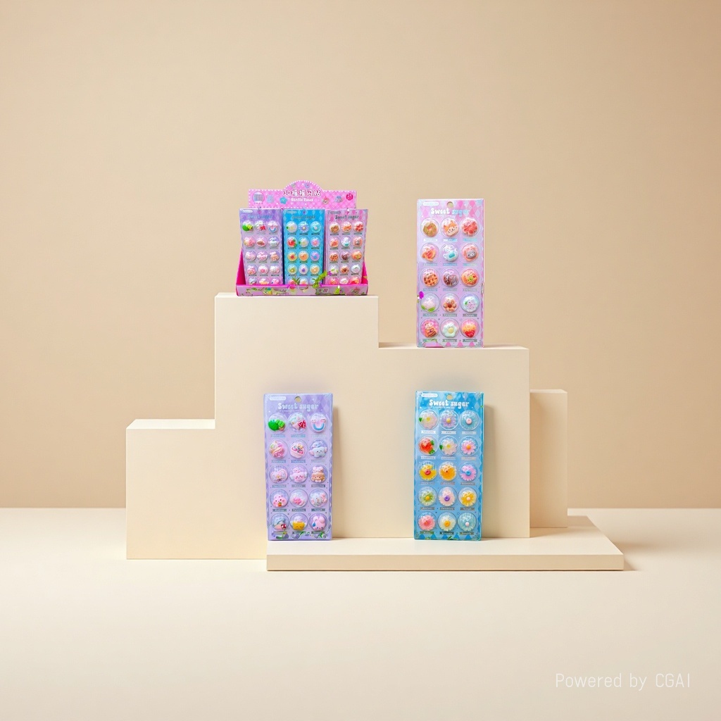 3D Shaking Flash Sticker Hongxing Sticker paper