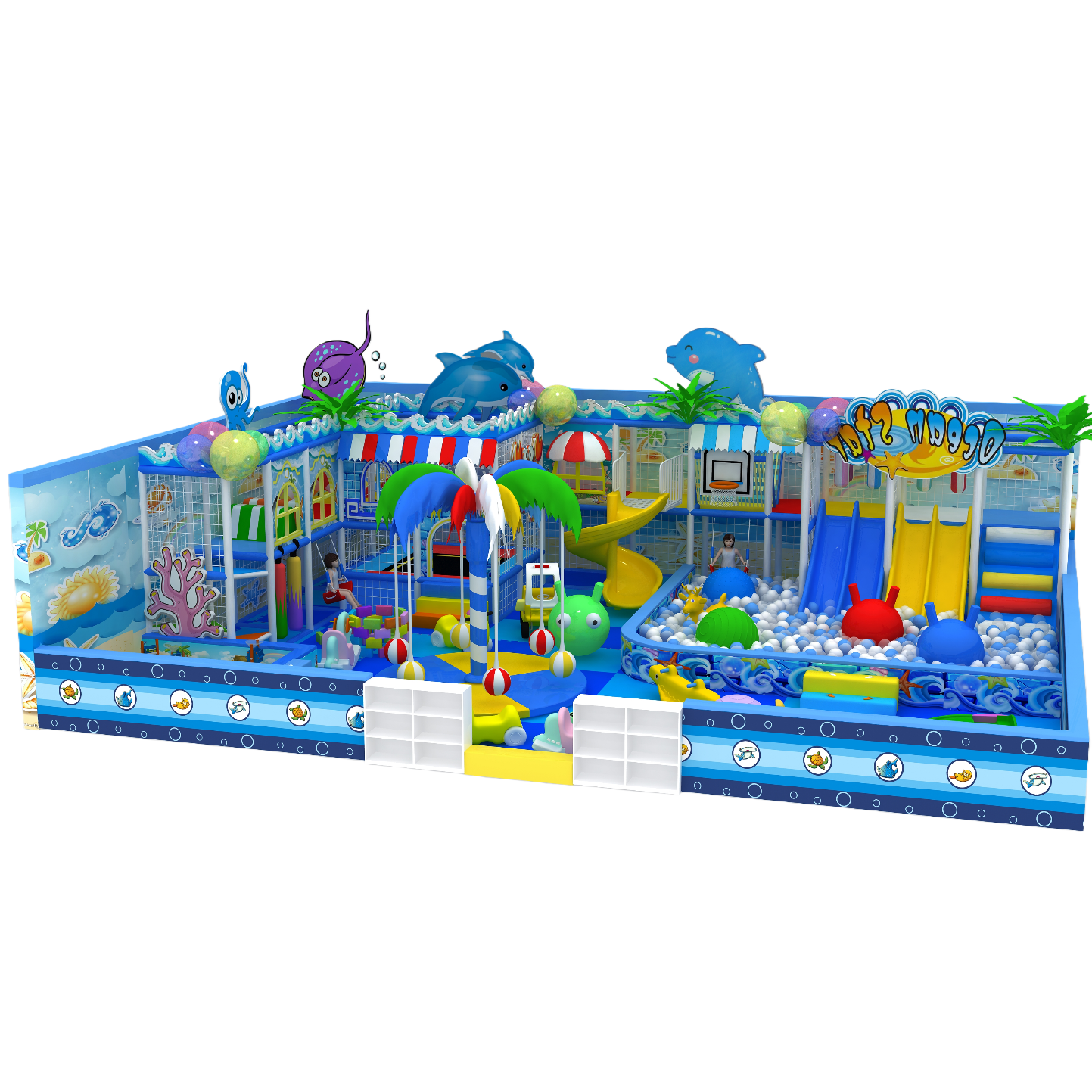 Ocean Ball, Spinning ball, children's playground, stress-relieving toys, remote control flying butterfly blind box, Ocean theme Item Picture