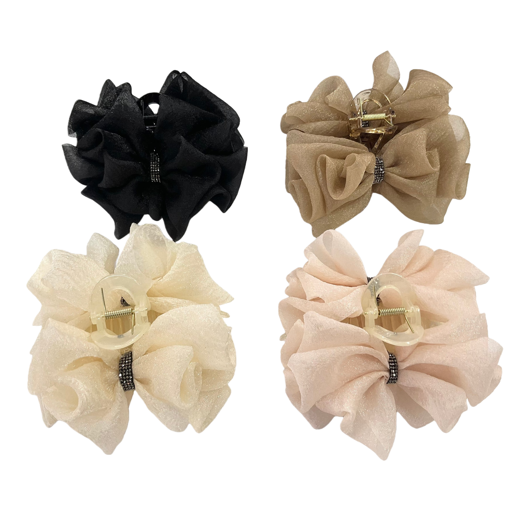 Bow shark clip, hairpin, hair accessory, anti-slip and firm hairpin, cute female hairpin Item Picture