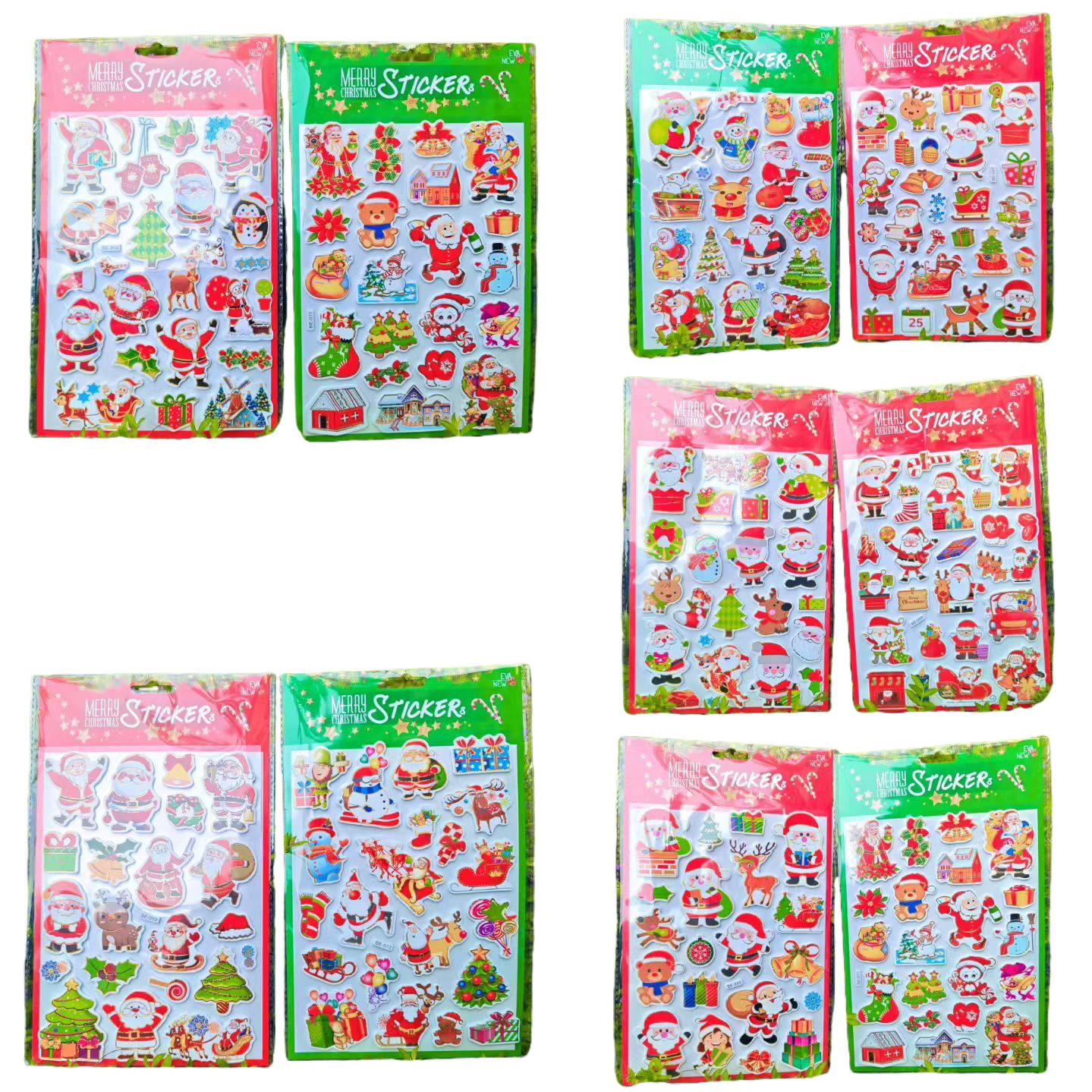 Nutcracker mini Christmas Tree Pine Needle Christmas Flower Christmas Ball Christmas Sticker Hongxing Sticker Paper Item Picture