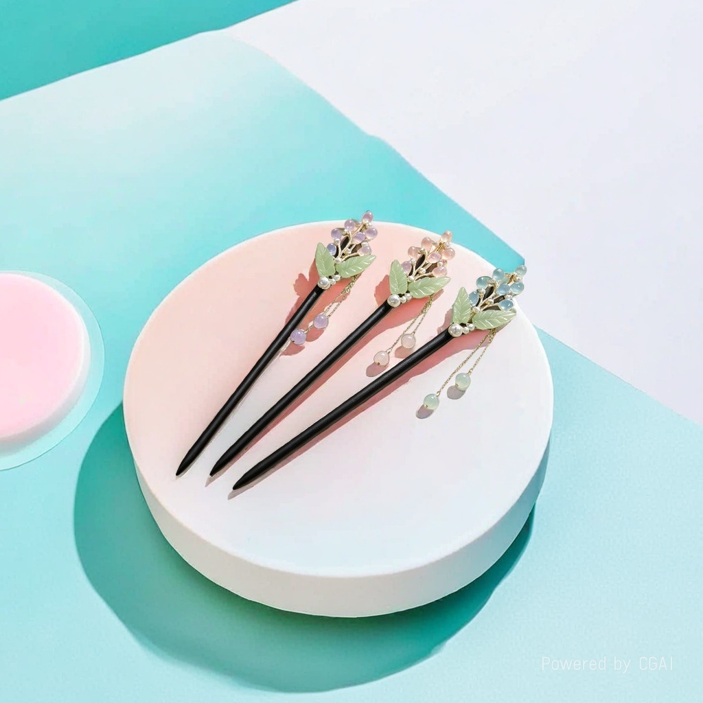 Simple plastic hairpin accessories for women in summer with acetate clips Specification image