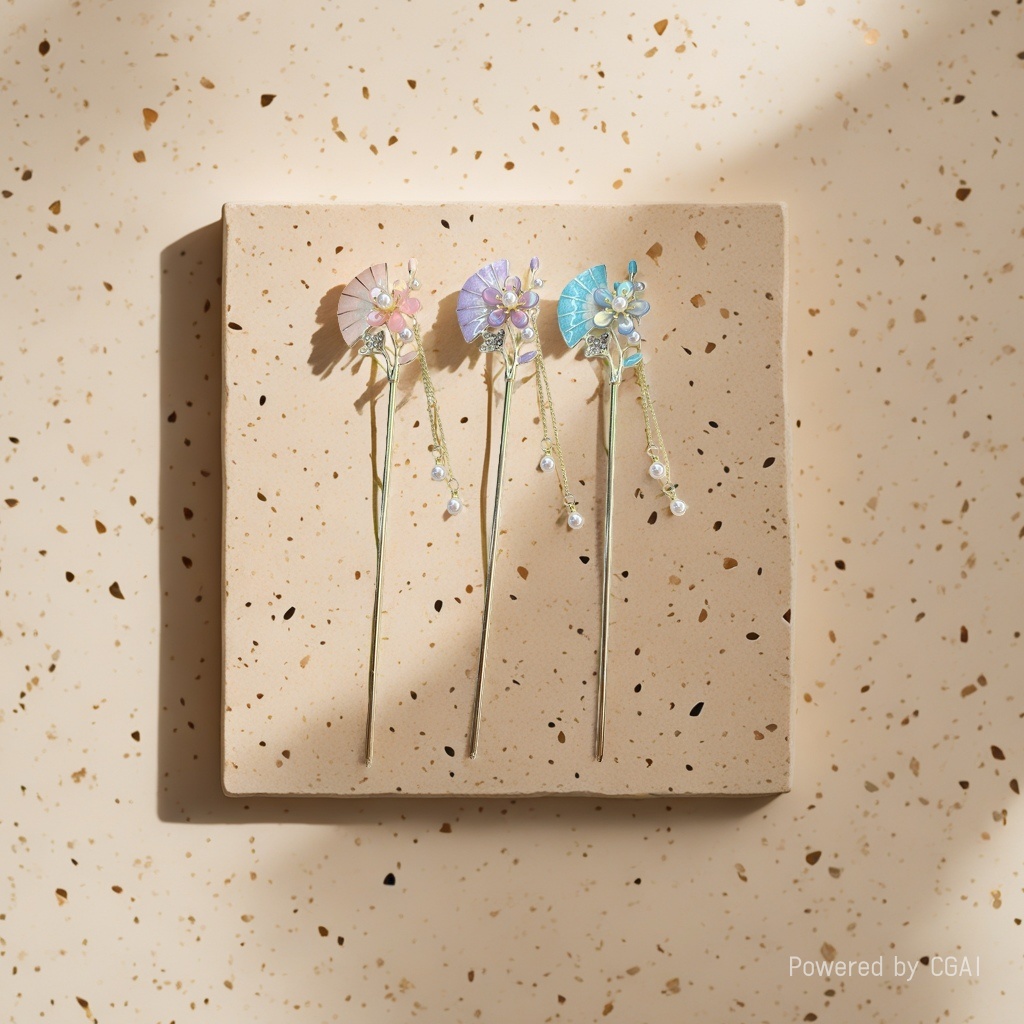 Best-selling Chinese-style hairpins for women 2026 Spring/Summer collection, ancient-style tassel and alloy hairpins for cheongsam hair accessories details Picture