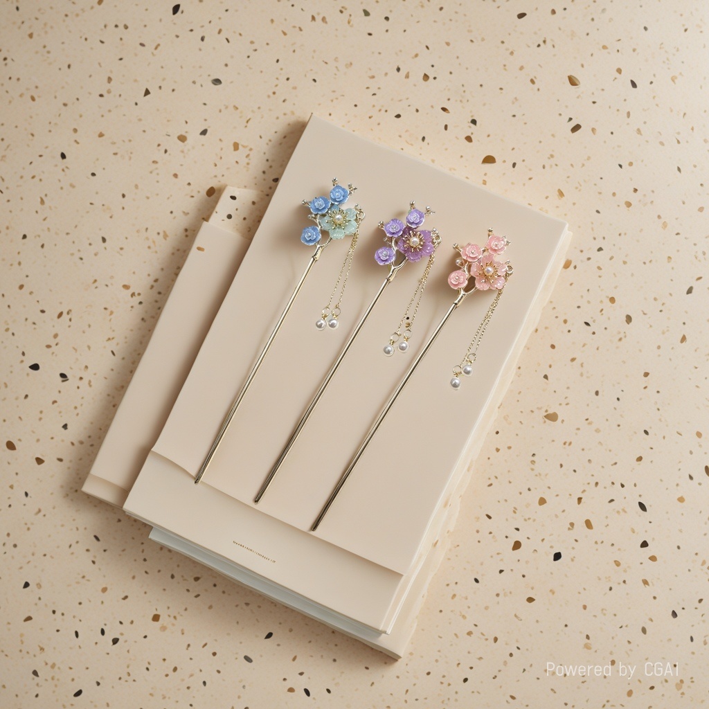 2026 New style of back head updo hairpin, high-end and niche hairpin, Hanfu Cheongsam accessories wholesale step shake Application Scenario