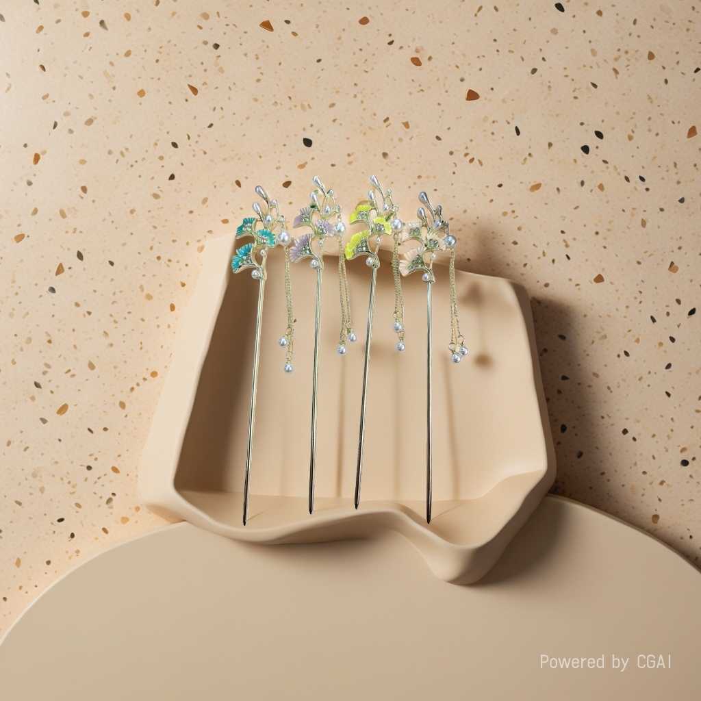 Ancient-style tassel hairpin for women, new Chinese-style retro Hanfu updo hairpin, fresh and delicate horse face skirt, step shaking hair accessory