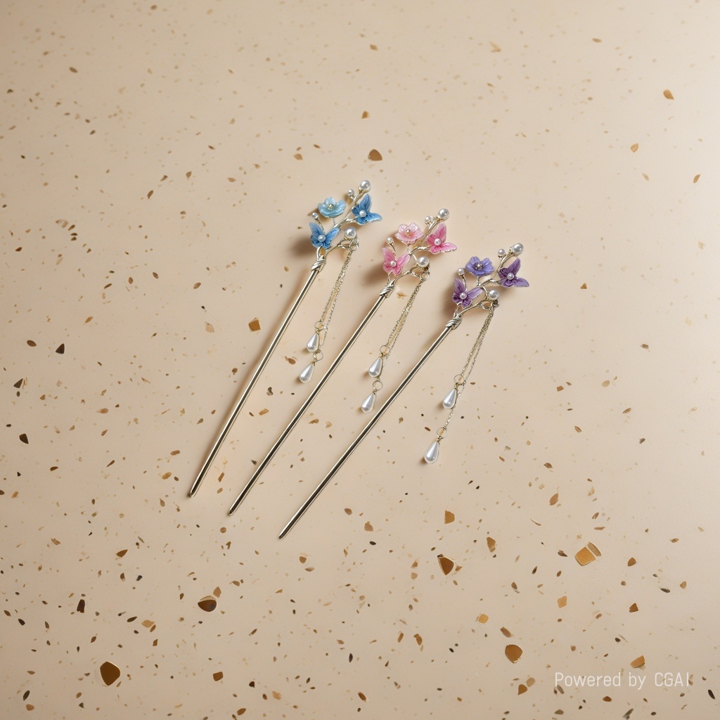 New Chinese-style ancient-style hairpins with a sense of luxury for women, new hair hairpins, tassels, and Hanfu hair accessories Application Scenario