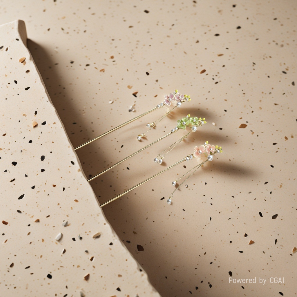 Classical hairpins for women, simple alloy, ancient-style hairpins and hair accessories Application Scenario