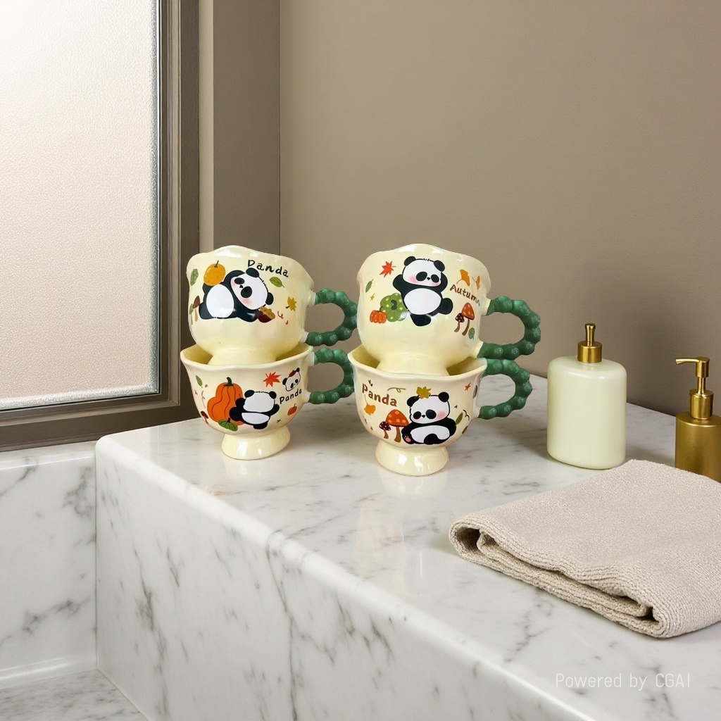 Ceramic cups, high appearance level drinking cups for girls, HelloKitty mugs, gift gifts