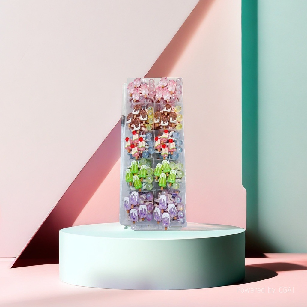 Popsicle-shaped children's hair bands and hair accessories, suitable for both girls and adults