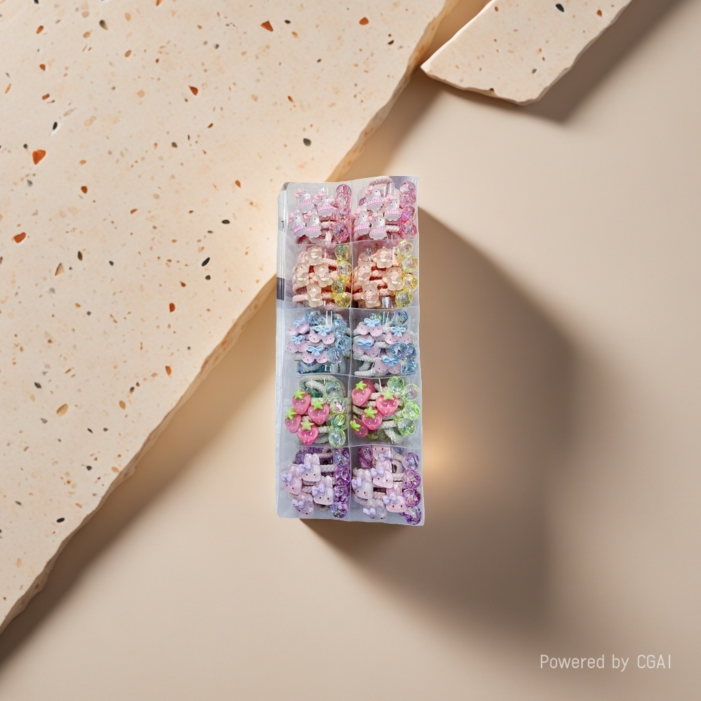 Cute cartoon children's hair bands and hair accessories, girls' hair clips and hair accessories