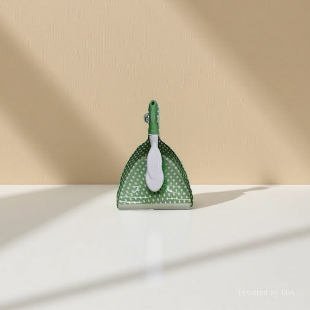 Green-handled wooden shovels are outdoor children's and garden tools details Picture