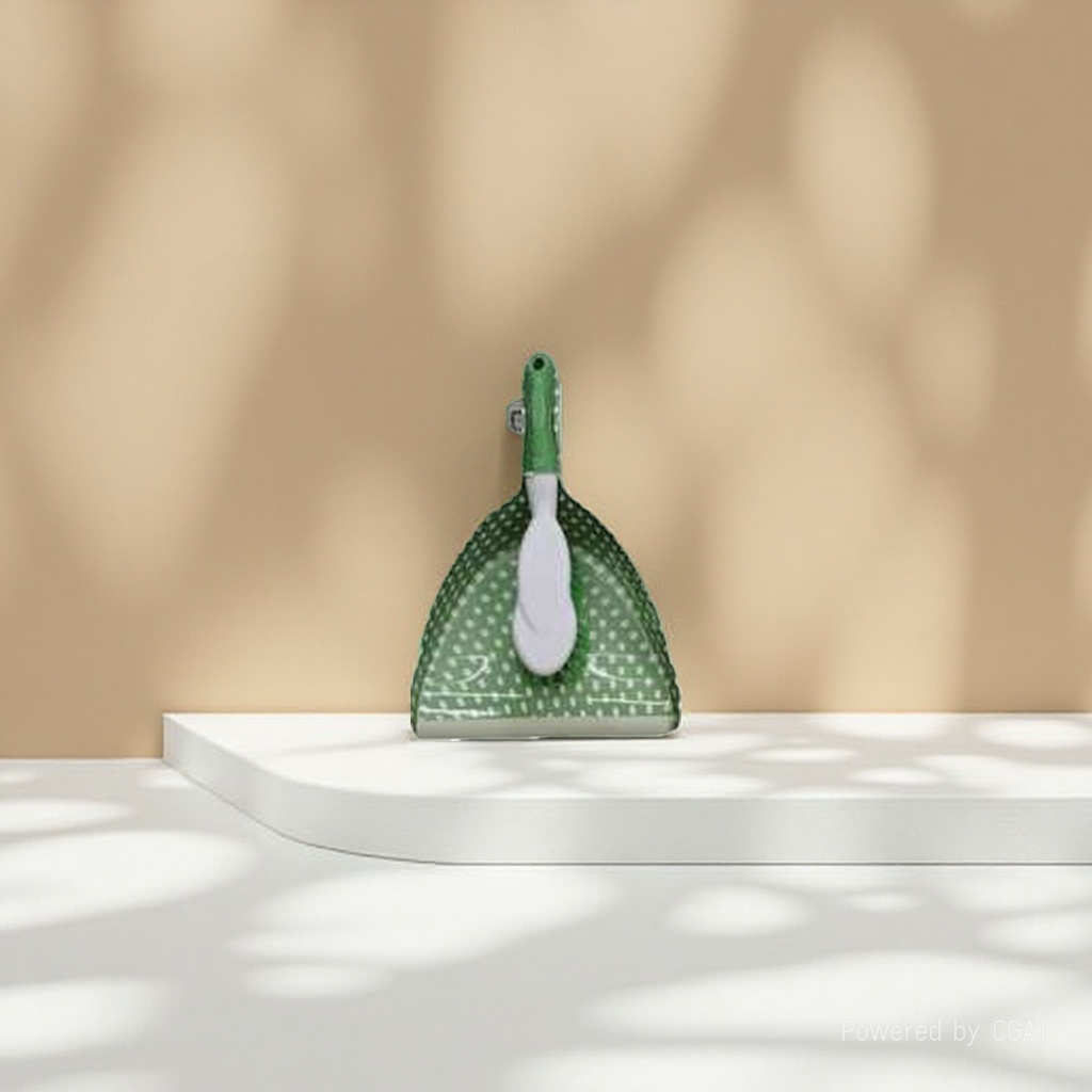 Green-handled wooden shovels are outdoor children's and garden tools