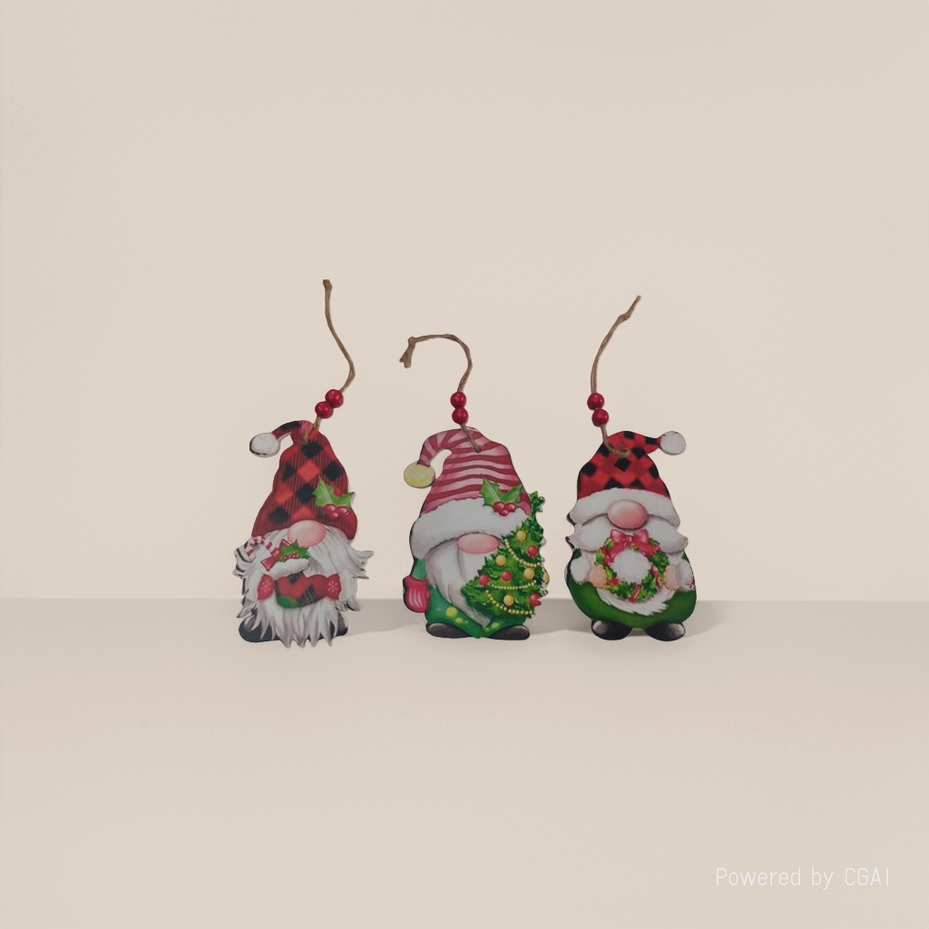 Three Christmas decorations: Christmas dwarf pendants, Christmas tree ornaments, and Christmas atmosphere decoration Specification image