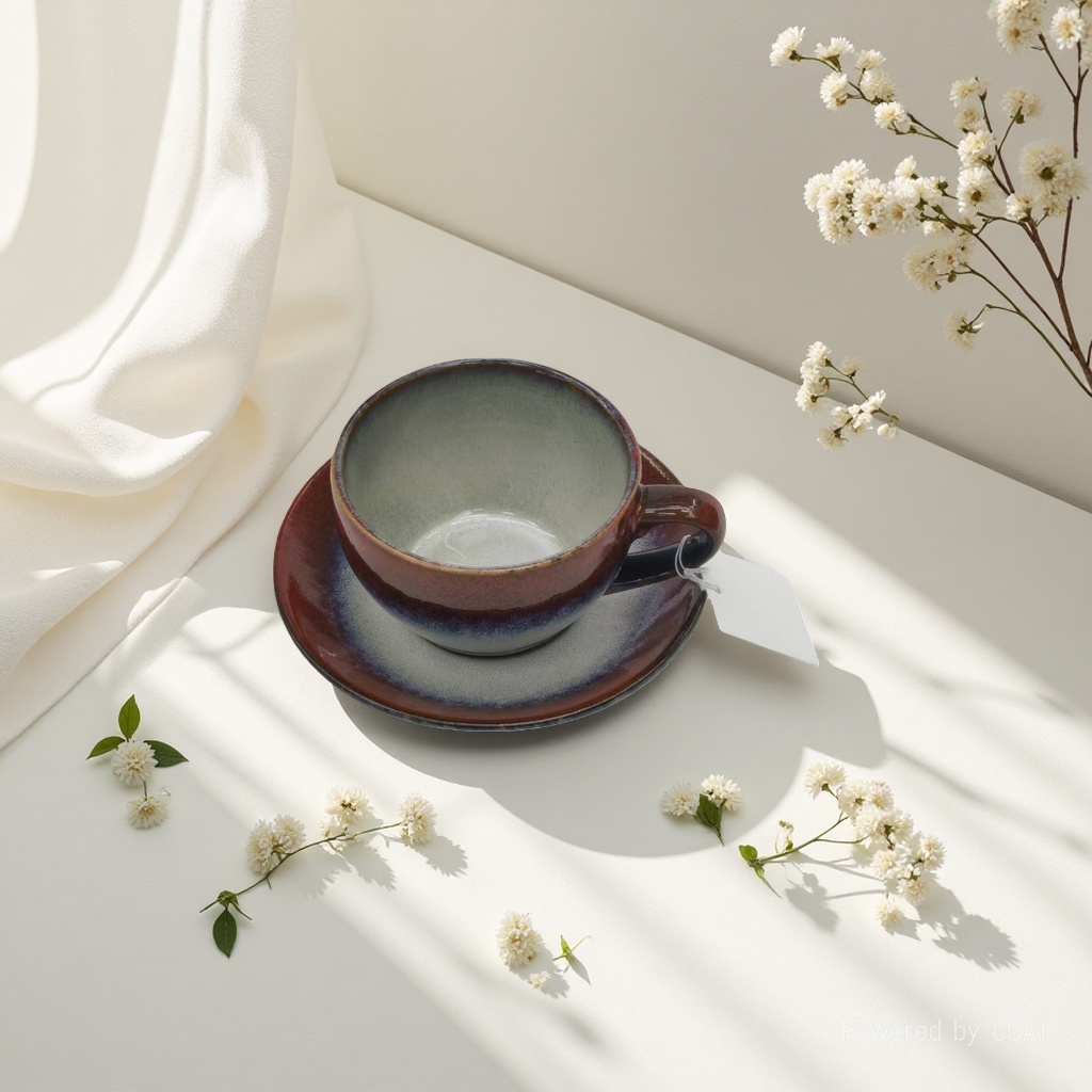 Jingdezhen ceramic square bowl and plate set includes ceramic cups and melamine tableware for cups and plates Item Picture