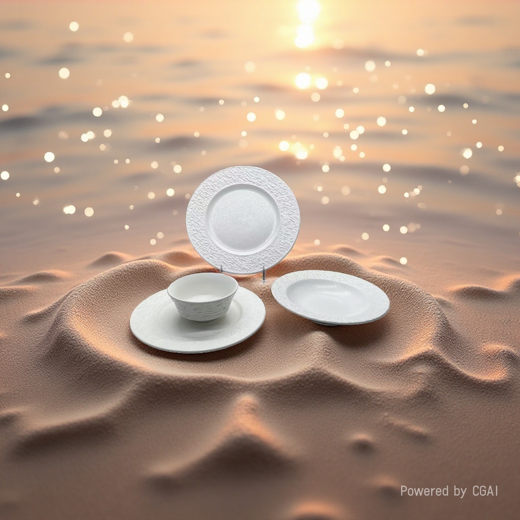The white ceramic tableware set is equipped with 304 stainless steel tableware, instant noodle bowls and cute plates and bowls Application Scenario
