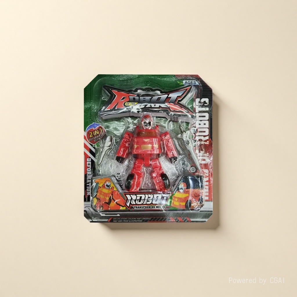 AI intelligent transformable robot toys, robot dog toys, movable robot model toys, gun sets Specification image