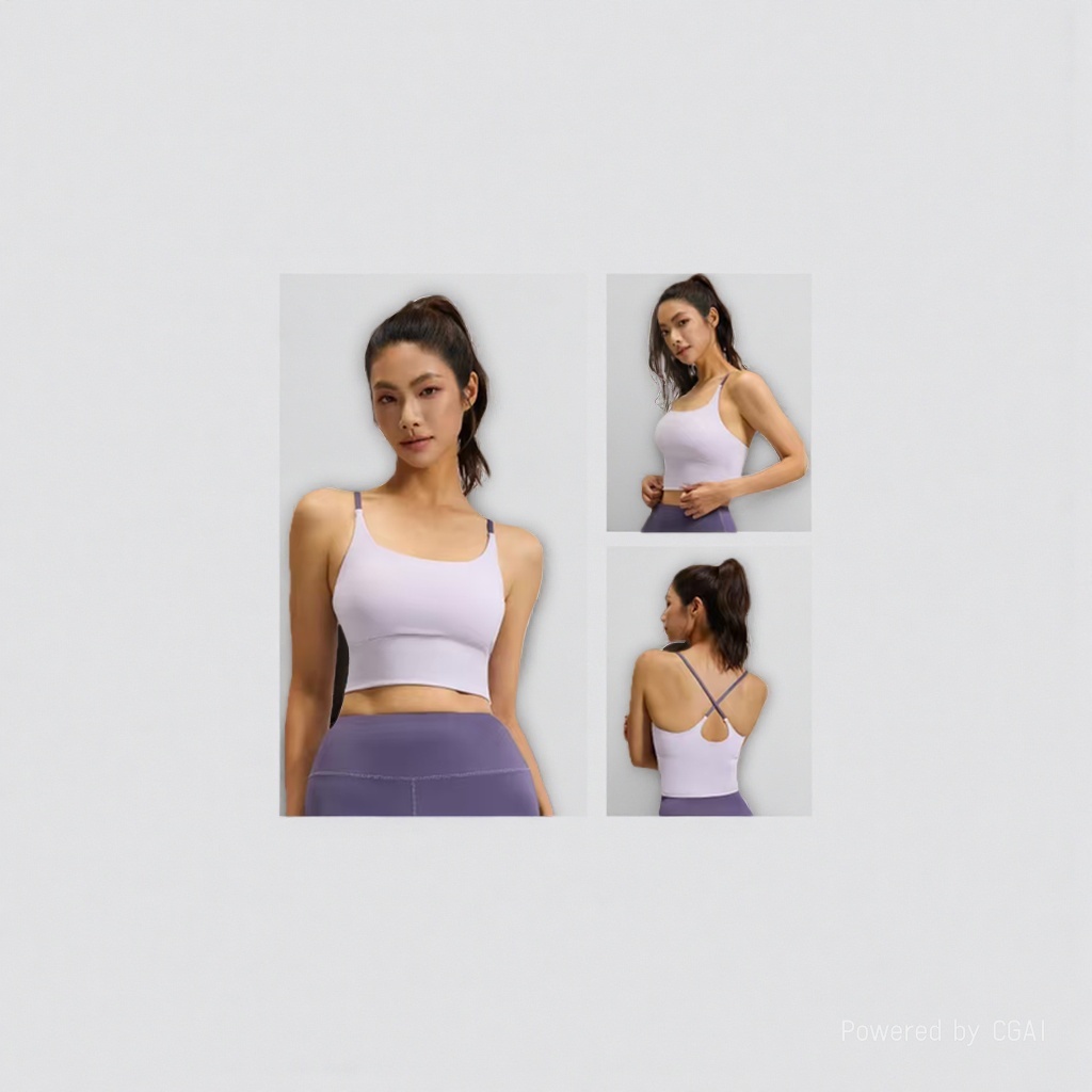 Yoga wear, women's tight sports underwear, vest set, outdoor sportswear, T-shirt, underwear Item Picture
