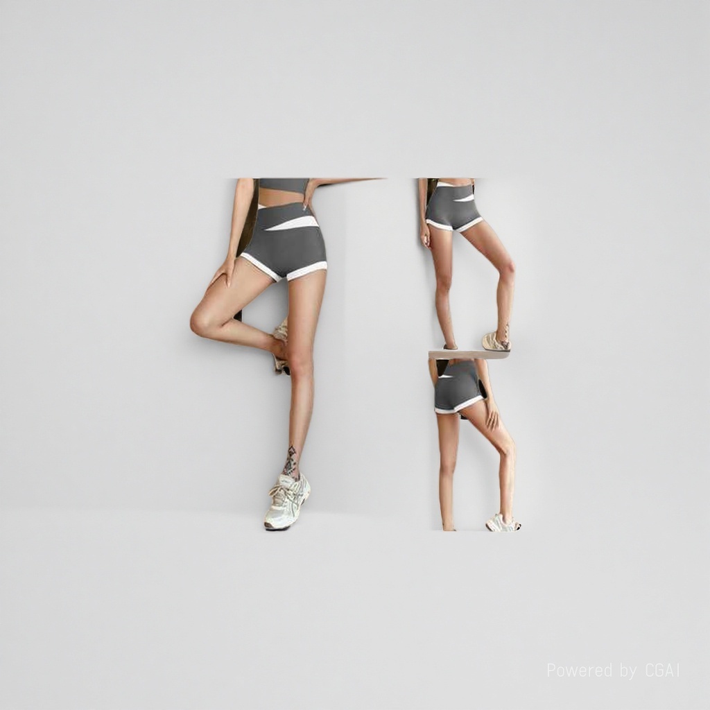 European and American high-waisted threaded yoga pants, women's sports tight pants, sweatpants, leggings, yoga wear details Picture