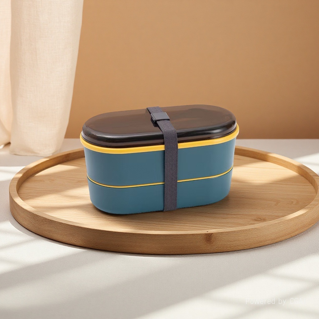 Cross-border direct supply, double-layer storage, single-layer separation, microwave-safe lunch box Application Scenario